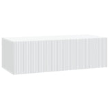 Wall-Mounted TV Cabinet White 98 x 41 x 30 cm Engineered Wood
