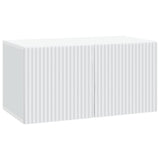 Wall-Mounted TV Cabinet White 59.5 x 31 x 30 cm Engineered Wood