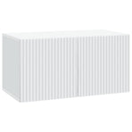 Wall-Mounted TV Cabinet White 59.5 x 31 x 30 cm Engineered Wood