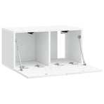 Wall-Mounted TV Cabinet White 59.5 x 31 x 30 cm Engineered Wood