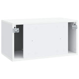 Wall-Mounted TV Cabinet White 59.5 x 31 x 30 cm Engineered Wood