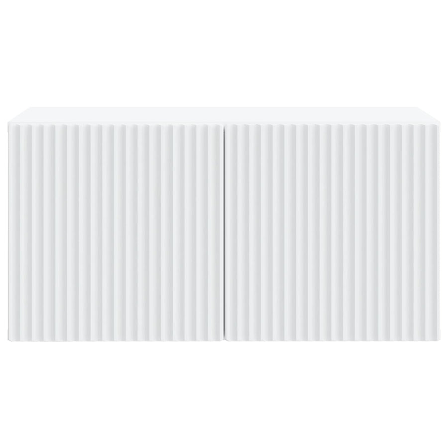 Wall-Mounted TV Cabinet White 59.5 x 31 x 30 cm Engineered Wood
