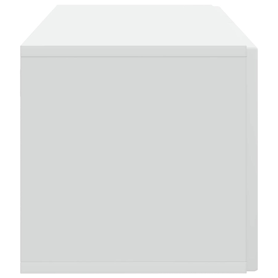 Wall-Mounted TV Cabinet White 59.5 x 31 x 30 cm Engineered Wood