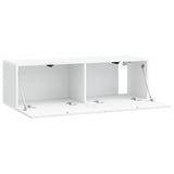 Wall-Mounted TV Cabinet White 98 x 31 x 30 cm Engineered Wood