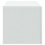 Wall-Mounted TV Cabinet White 98 x 31 x 30 cm Engineered Wood - Close-Up Angle