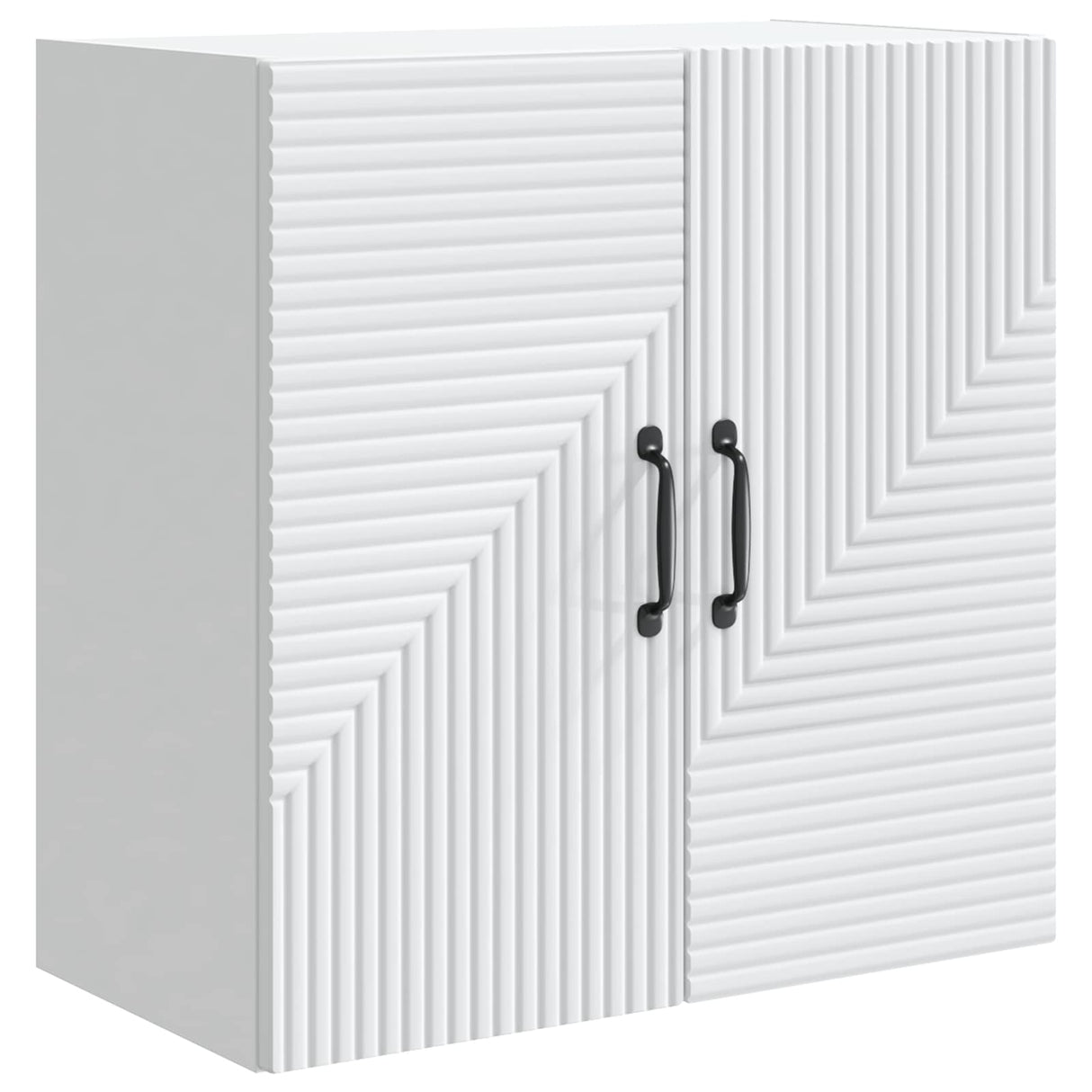 Wall-Mounted Cabinet White 59 x 31 x 60 cm Engineered Wood