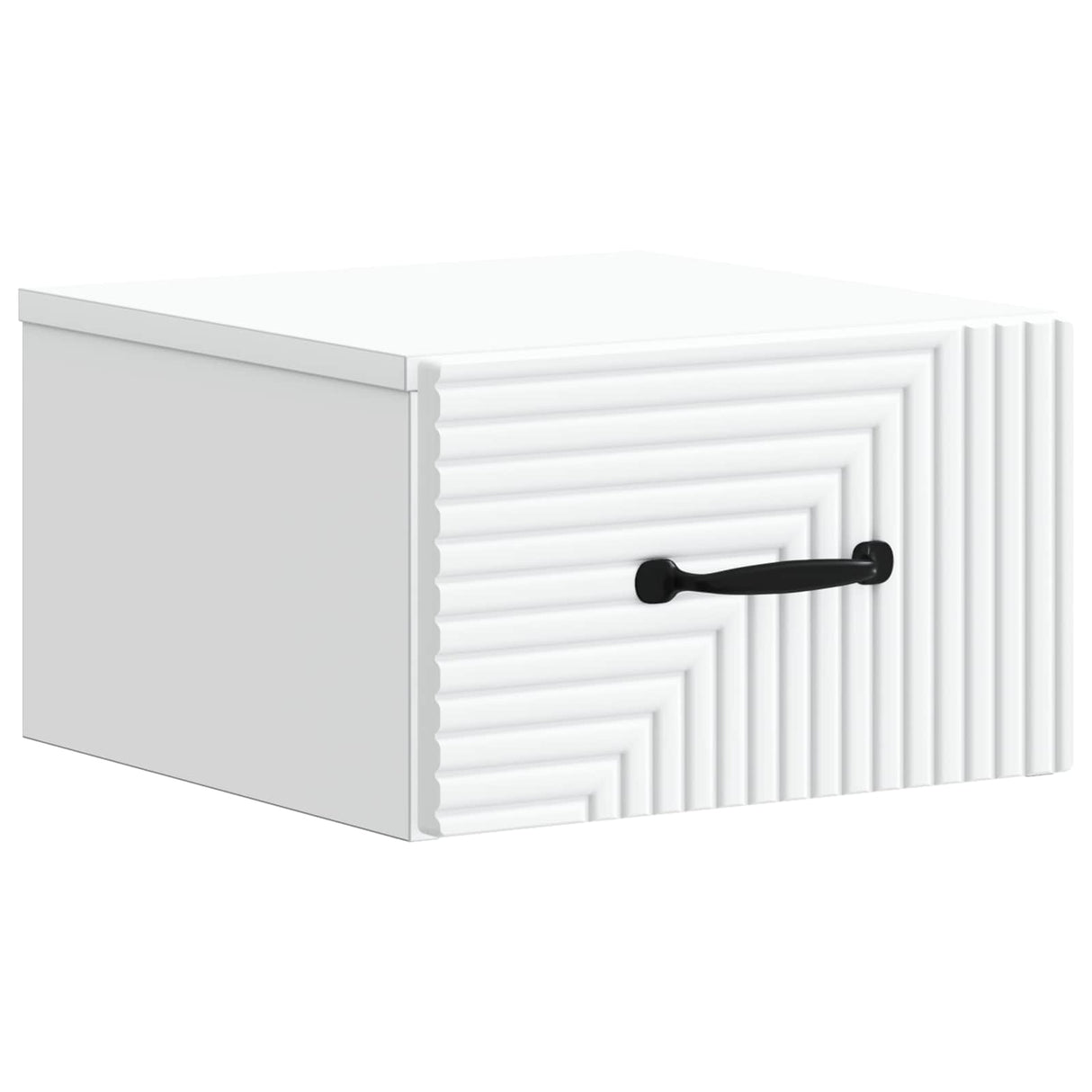 Wall-Mounted Bedside Cabinet White 34.5 x 33 x 20 cm