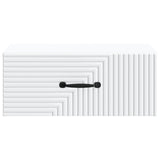 Wall-Mounted Bedside Cabinet White 49 x 34.5 x 20 cm