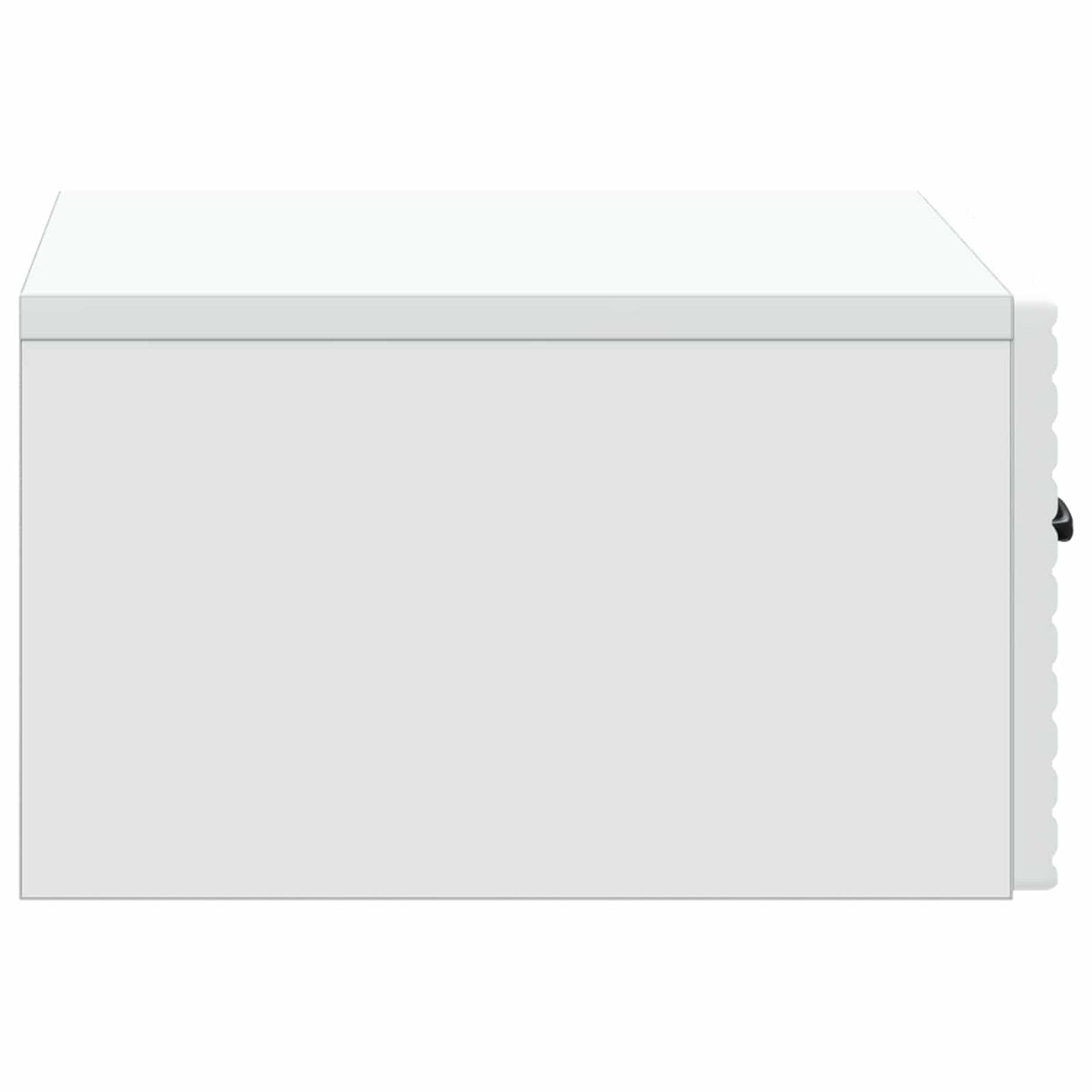 Wall-Mounted Bedside Cabinet White 49 x 34.5 x 20 cm