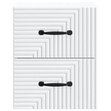 Wall-Mounted Bedside Cabinet White 34.5 x 33 x 40 cm