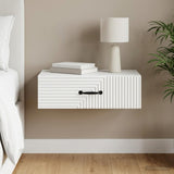 Wall-Mounted Side Table White 59 x 34.5 x 17 cm Engineered Wood