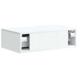 Wall-Mounted Side Table White 59 x 34.5 x 17 cm Engineered Wood