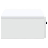 Wall-Mounted Side Table White 59 x 34.5 x 17 cm Engineered Wood