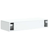 Wall-Mounted Side Table Wall-mounted White 87.5 x 34.5 x 17 cm