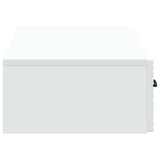 Wall-Mounted Side Table Wall-mounted White 87.5 x 34.5 x 17 cm - Rear View