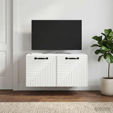 Wall-Mounted TV Cabinet White 59.5 x 41 x 30 cm Engineered Wood