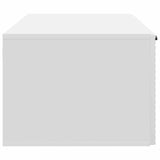 Wall-Mounted TV Cabinet White 59.5 x 41 x 30 cm Engineered Wood - Close-Up Angle