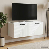 Wall-Mounted TV Cabinet White 78.5 x 41 x 30 cm Engineered Wood