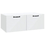 Wall-Mounted TV Cabinet White 78.5 x 41 x 30 cm Engineered Wood