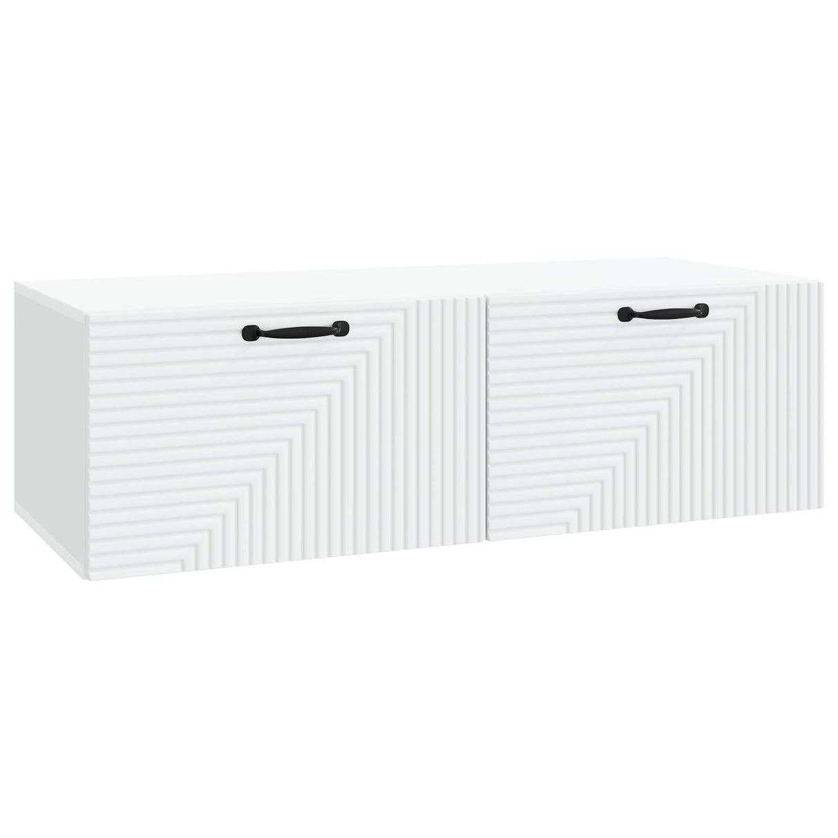 Wall-Mounted TV Cabinet White 98 x 41 x 30 cm Engineered Wood