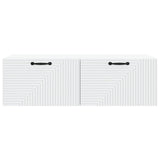 Wall-Mounted TV Cabinet White 98 x 41 x 30 cm Engineered Wood