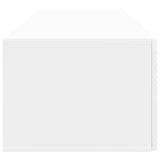 Wall-Mounted TV Cabinet White 98 x 41 x 30 cm Engineered Wood - Close-Up Angle