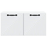 Wall-Mounted TV Cabinet White 59.5 x 31 x 30 cm Engineered Wood
