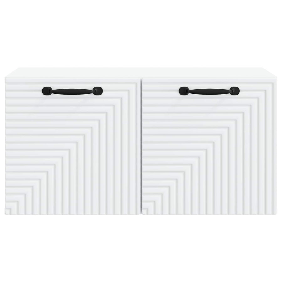 Wall-Mounted TV Cabinet White 59.5 x 31 x 30 cm Engineered Wood