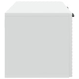 Wall-Mounted TV Cabinet White 59.5 x 31 x 30 cm Engineered Wood - Close-Up Angle