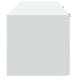 Wall-Mounted TV Cabinet White 78.5 x 31 x 30 cm Engineered Wood - Close-Up Angle