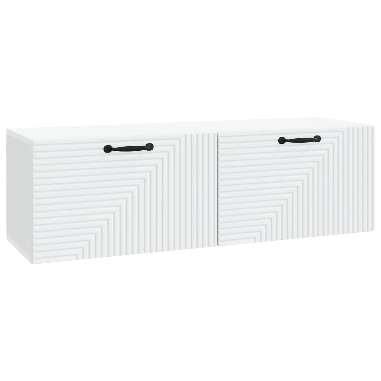 Wall-Mounted TV Cabinet White 98 x 31 x 30 cm Engineered Wood