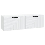 Wall-Mounted TV Cabinet White 98 x 31 x 30 cm Engineered Wood
