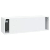 Wall-Mounted TV Cabinet White 98 x 31 x 30 cm Engineered Wood