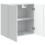 Wall-Mounted Cabinet White 59 x 31 x 60 cm Engineered Wood
