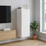 Wall-Mounted Cabinet White 33 x 34.5 x 90 cm Engineered Wood