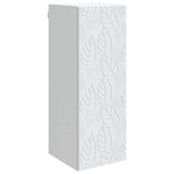 Wall-Mounted Cabinet White 33 x 34.5 x 90 cm Engineered Wood - Front View