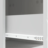 Wall-Mounted Side Table White 34.5 x 33 x 20 cm Engineered Wood