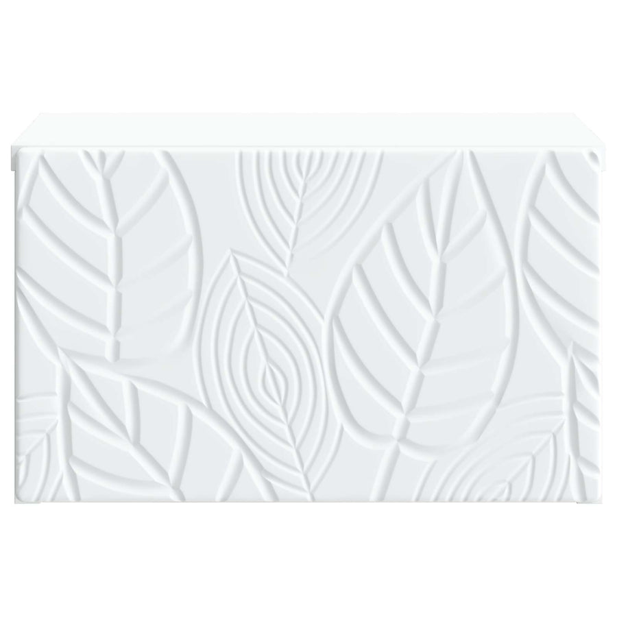 Wall-Mounted Bedside Cabinet White 49 x 34.5 x 20 cm