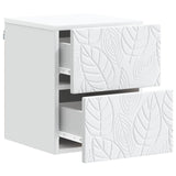 Wall-Mounted Bedside Cabinet White 34.5 x 33 x 40 cm
