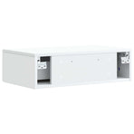 Wall-Mounted Side Table 59 x 34.5 x 17 cm Engineered Wood White