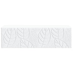 Wall-Mounted Side Table 59 x 34.5 x 17 cm Engineered Wood White