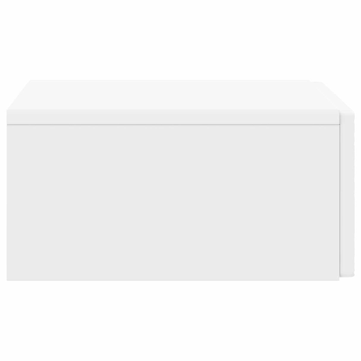 Wall-Mounted Side Table White 59 x 34.5 x 17 cm Engineered Wood