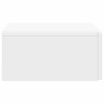 Wall-Mounted Side Table 59 x 34.5 x 17 cm Engineered Wood White
