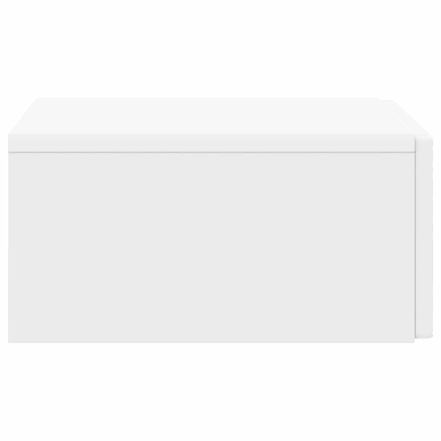 Wall-Mounted Side Table White 87.5 x 34.5 x 17 cm
