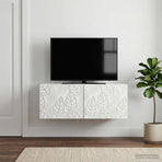 Wall-Mounted TV Cabinet 59.5 x 41 x 30 cm White Engineered Wood