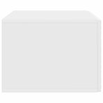 Wall-Mounted TV Cabinet 59.5 x 41 x 30 cm White Engineered Wood