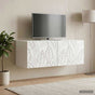 Wall-Mounted TV Cabinet 98 x 41 x 30 cm White Engineered Wood