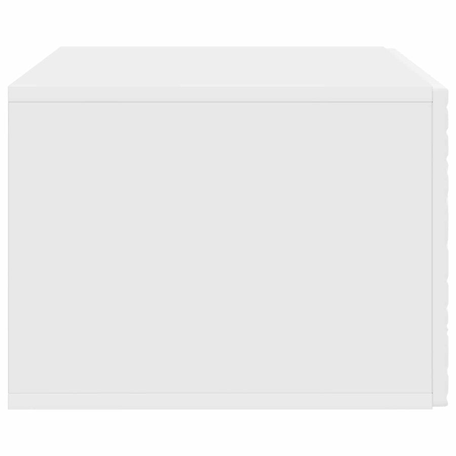 Wall-Mounted TV Cabinet 78.5 x 31 cm White Engineered Wood
