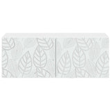 Wall-Mounted TV Cabinet 98 x 31 cm White Engineered Wood