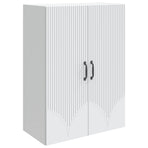 Wall-Mounted Cabinet 66 x 34.5 x 90 cm Engineered Wood White